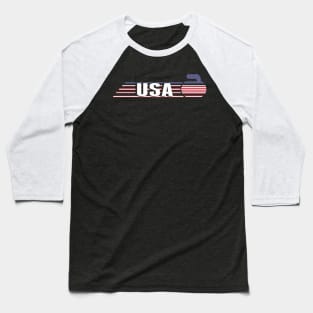 Usa Team Curling Jersey Winter Sports Baseball T-Shirt